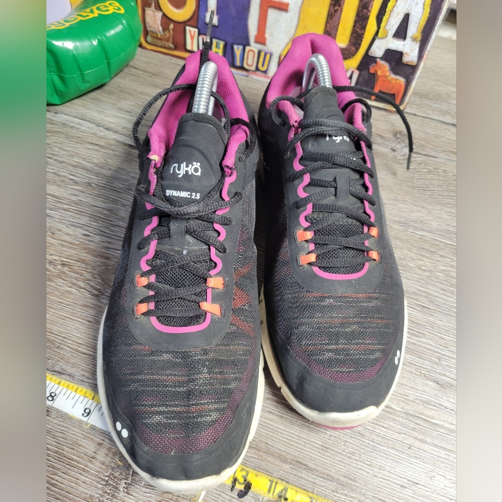 Ryka Dynamic 2.5 shoes athletic women's sz 10 black purple - Picture 2 of 11